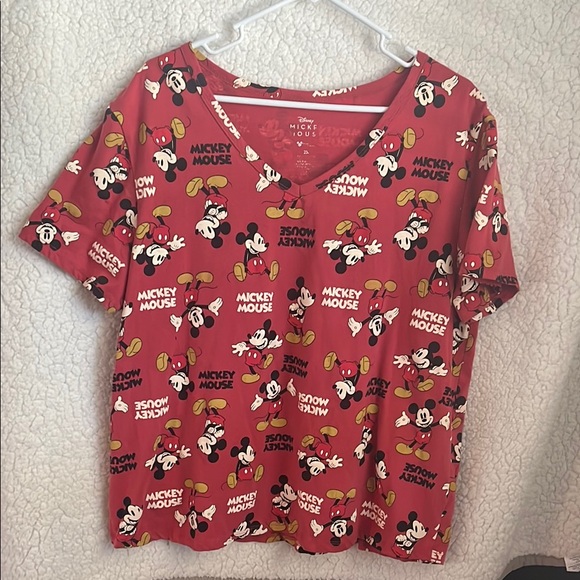 Disney Tops - Disney Red Mickey Mouse Tee